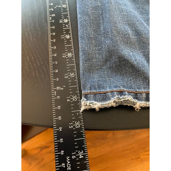 AKOO Brand Jeans Men 36x 32 Distressed Destroyed Paint Denim Streetwear Hip-Hop - Picture 16 of 16